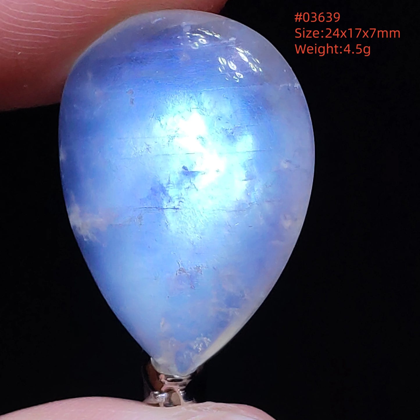Blue Light Moonstone Pendant-ToShay.org