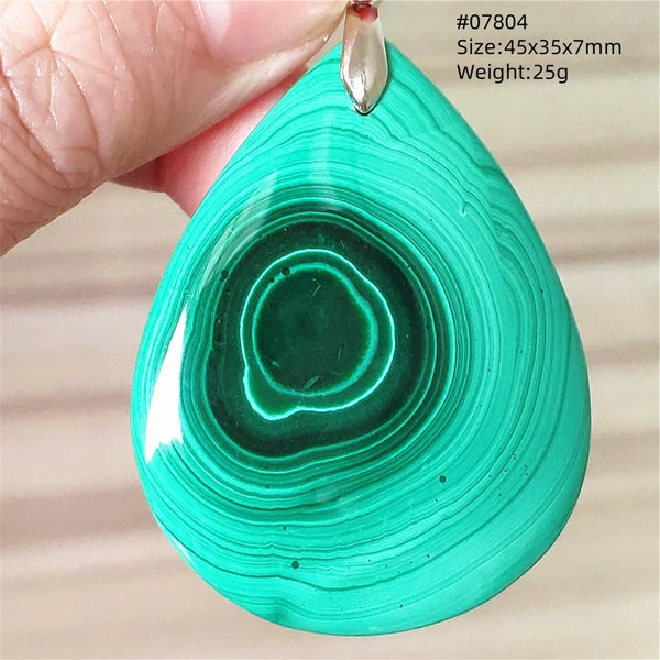 Green Malachite Chrysocolla Pendant-ToShay.org