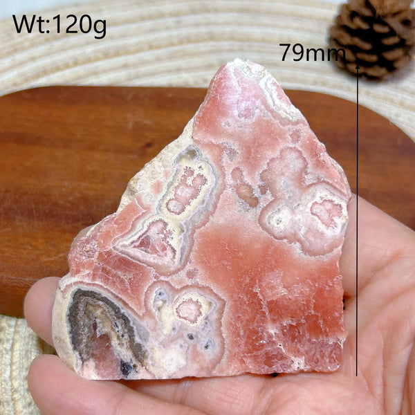 Pink Rhodochrosite Slices-ToShay.org