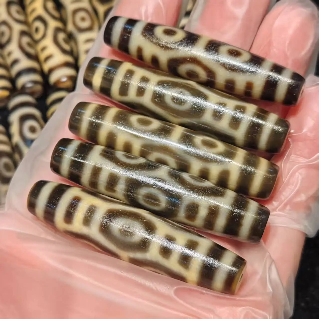 Tibetan Agate Eyes Dzi-ToShay.org
