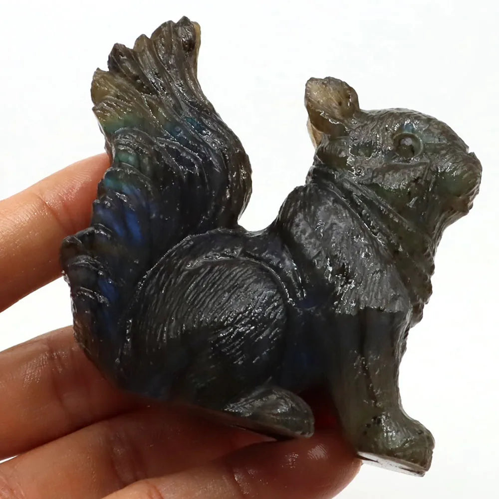 Blue Labradorite Squirrel-ToShay.org