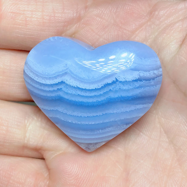 Blue Lace Agate Heart-ToShay.org