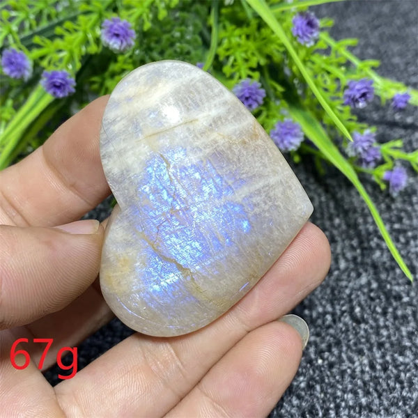 Blue Moonstone Heart-ToShay.org