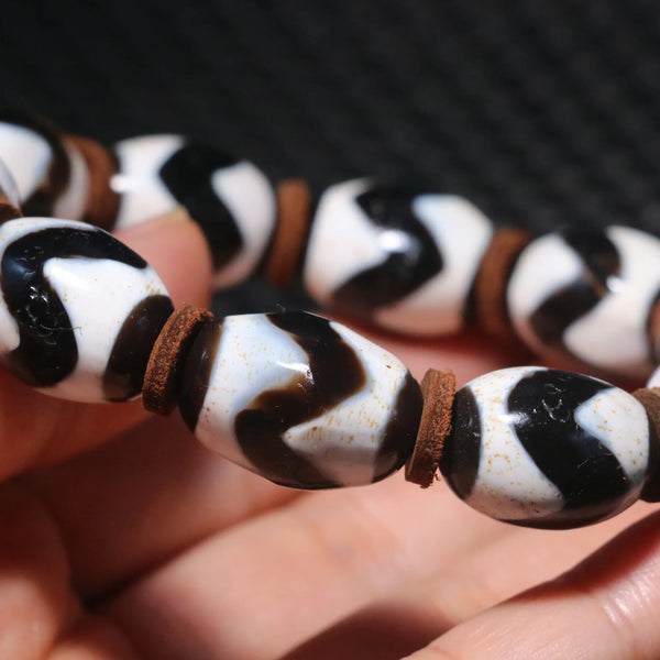 Tibetan Agate DZi Bead-ToShay.org