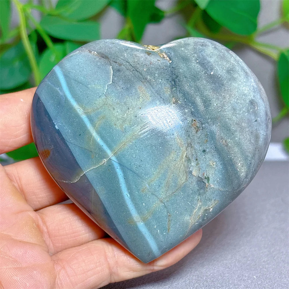 Green Ocean Jasper Heart-ToShay.org