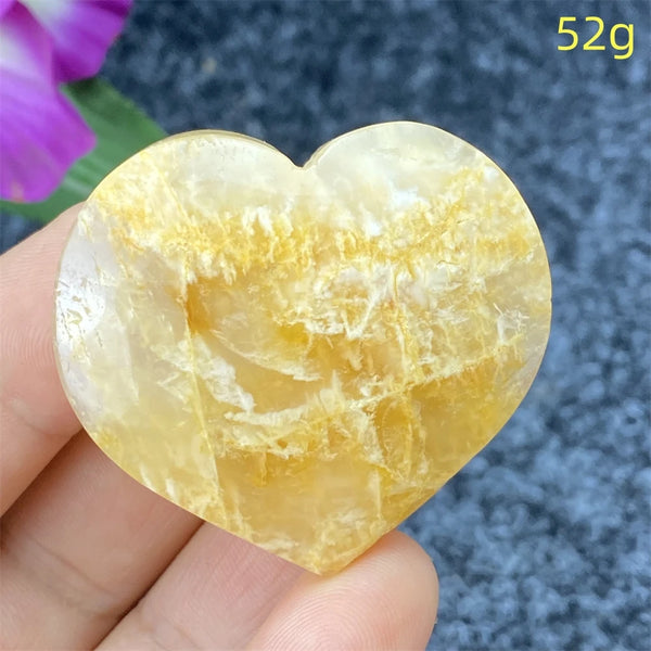Yellow Ghost Crystal Heart-ToShay.org