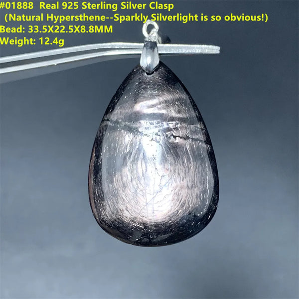Black Hypersthene Pendant-ToShay.org
