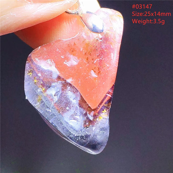 Red Auralite Pendant-ToShay.org