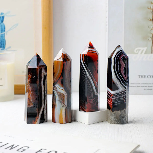 Black Red Sardonyx Point-ToShay.org