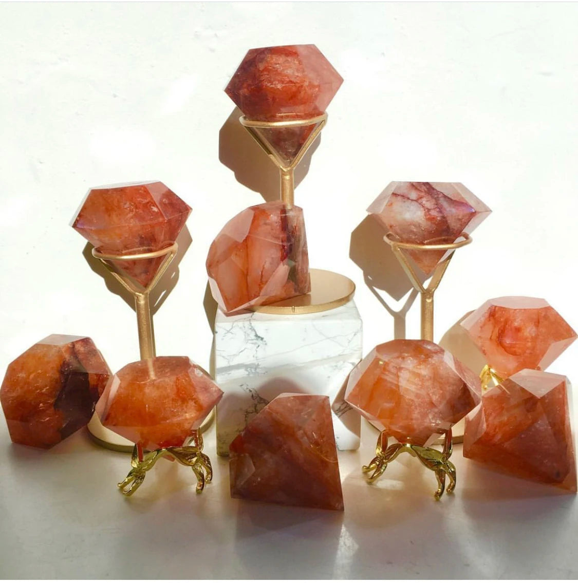 Red Fire Quartz Diamond-ToShay.org