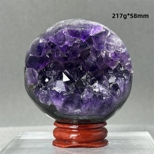Purple Amethyst Cluster Ball-ToShay.org