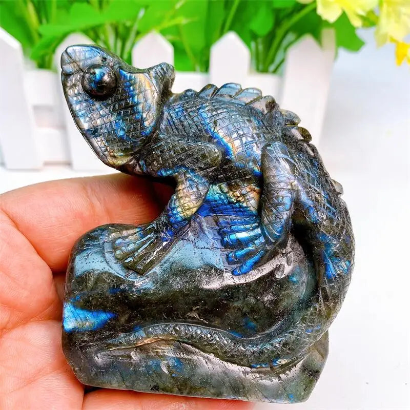 Blue Labradorite Lizard-ToShay.org