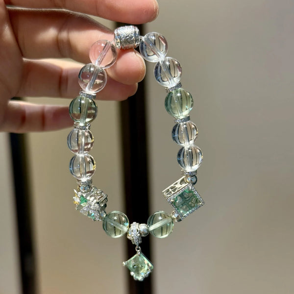 Green Fluorite Bracelet-ToShay.org