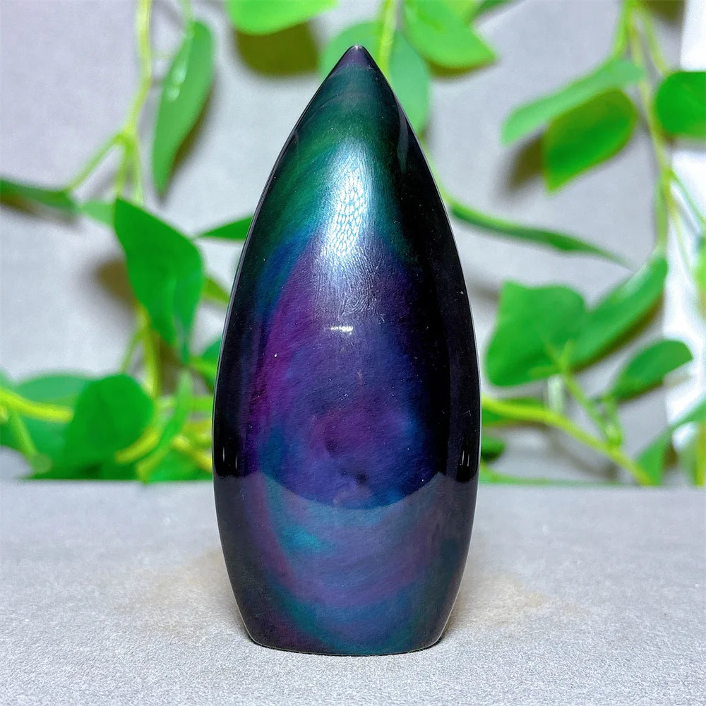 Rainbow Obsidian Torch-ToShay.org