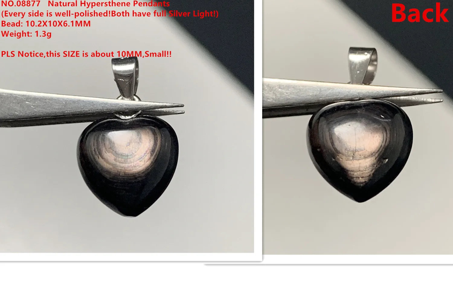 Black Hypersthene Pendant-ToShay.org
