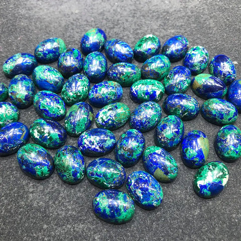 Blue Azurite Cabochon-ToShay.org
