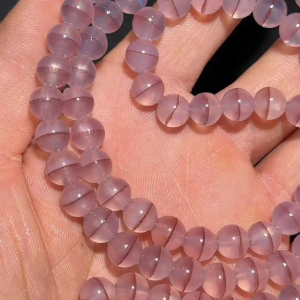 Pink Agate Prayer Beads-ToShay.org