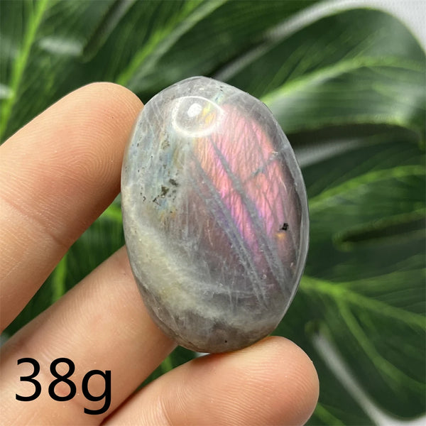 Purple Labradorite Palm Stone-ToShay.org