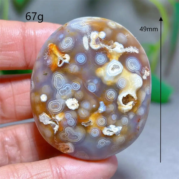Ocean Jasper Palm Stone-ToShay.org