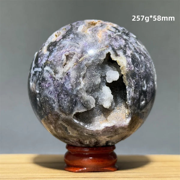 Purple Sphalerite Crystal Ball-ToShay.org