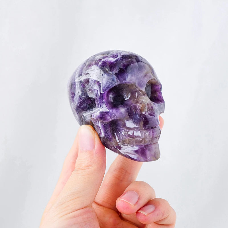 Purple Amethyst Skull-ToShay.org