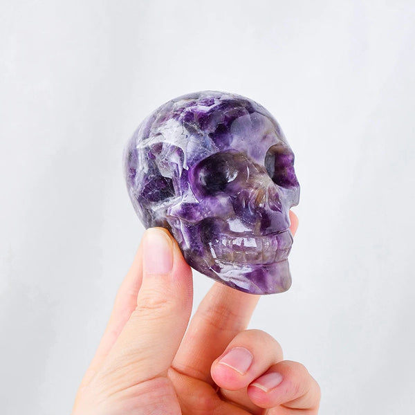 Purple Dream Amethyst Skull-ToShay.org