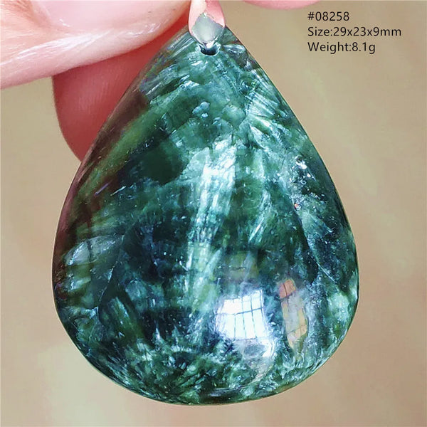 Green Seraphinite Pendant-ToShay.org