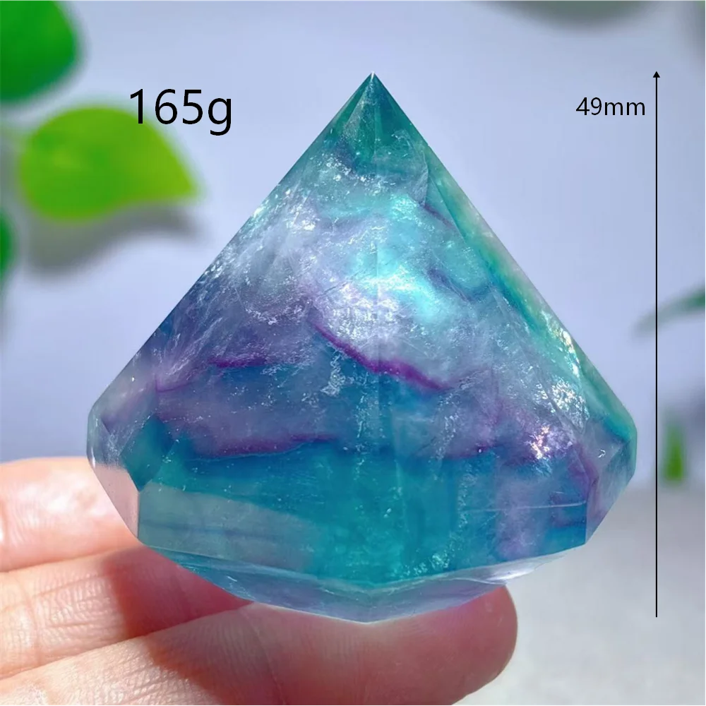 Rainbow Fluorite Diamond-ToShay.org