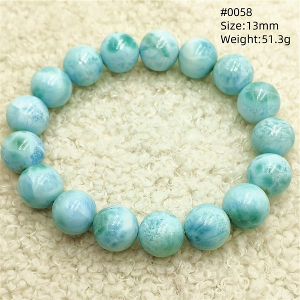 Blue Larimar Bead Bracelet-ToShay.org