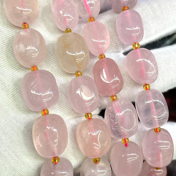 Pink Crystal Nugget Beads-ToShay.org