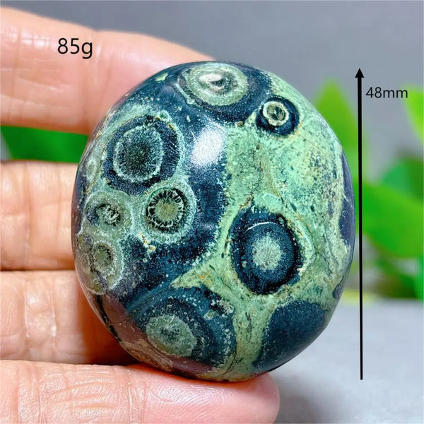 Green Malachite Palm Stone-ToShay.org