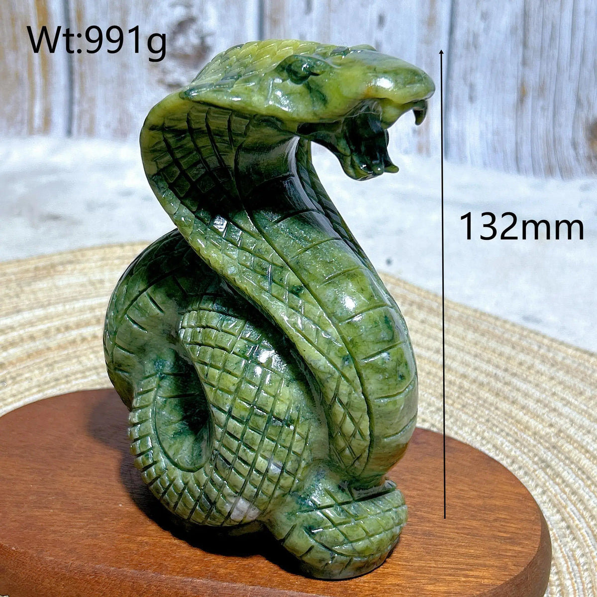 Green Jasper Cobra-ToShay.org