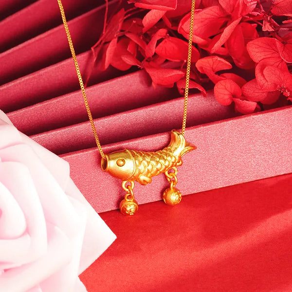 Gold Fish Pendant-ToShay.org