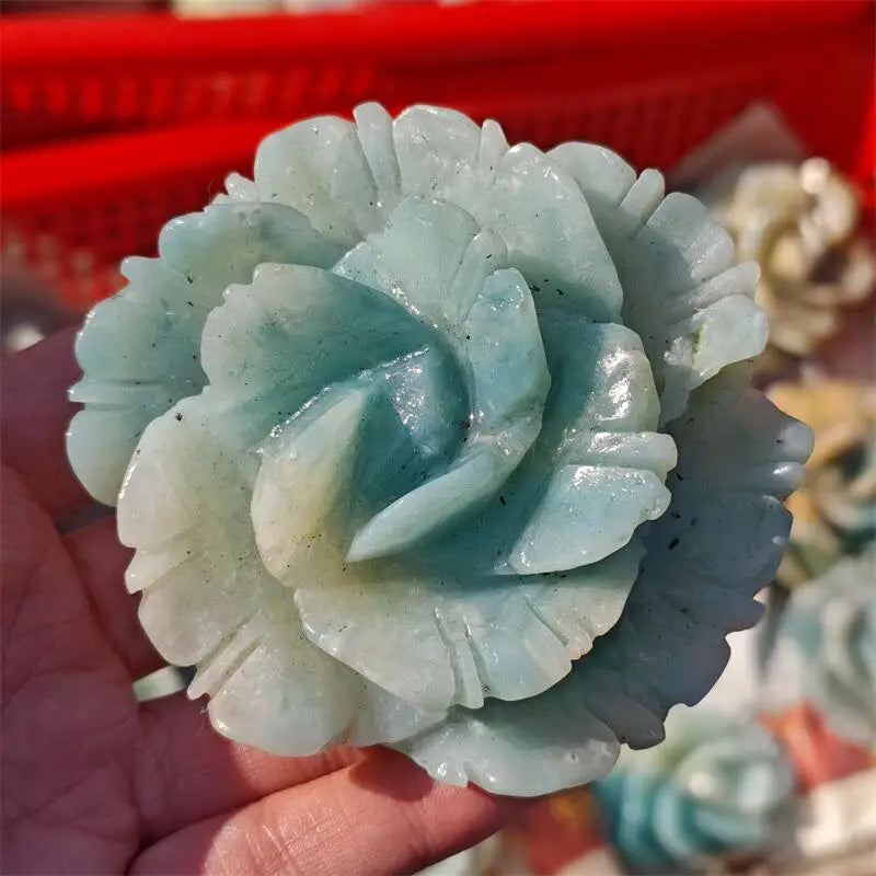 Blue Amazonite Flower-ToShay.org