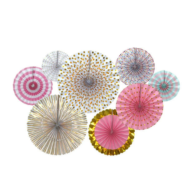 Gold Paper Fans-ToShay.org