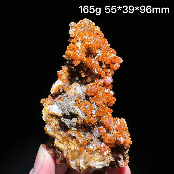 Orange Vanadinite Crystal-ToShay.org