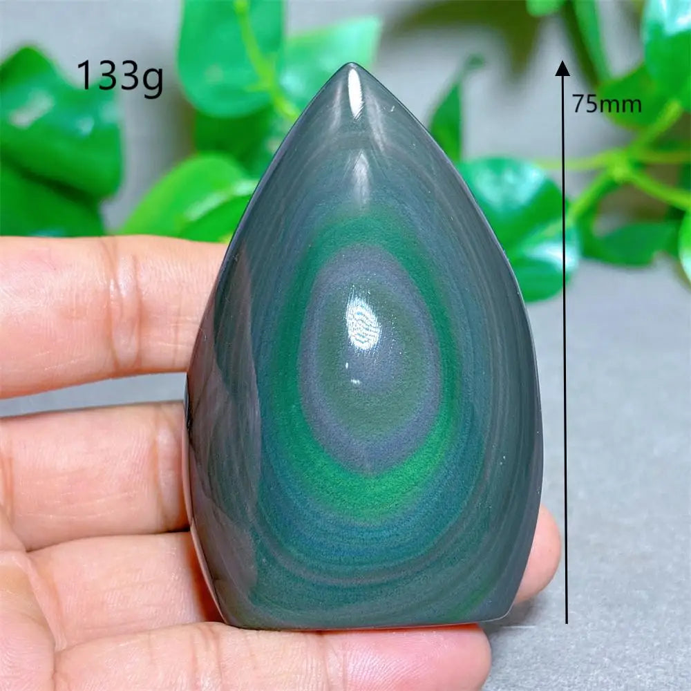 Rainbow Obsidian Torch-ToShay.org