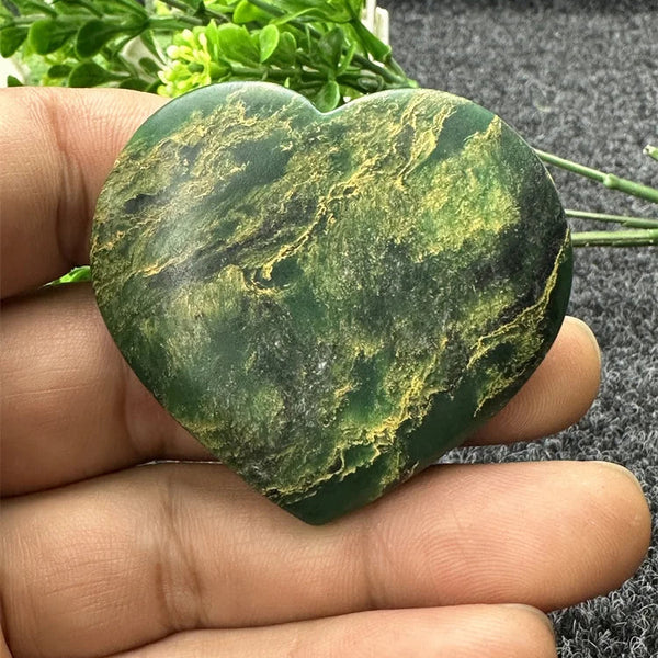 Green Emerald Stone Heart-ToShay.org