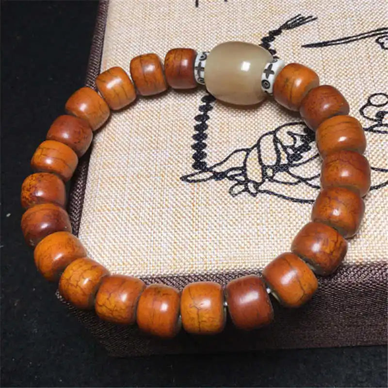 Tibetan Barrel Ox Horn Bracelet-ToShay.org