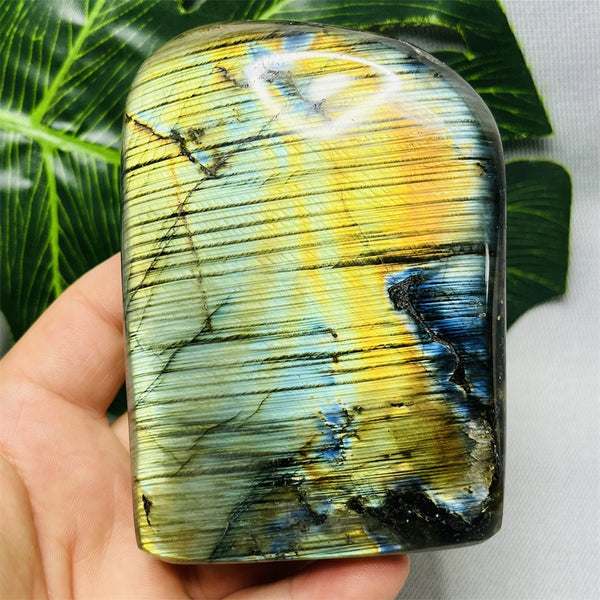 Gold Labradorite Crystal-ToShay.org
