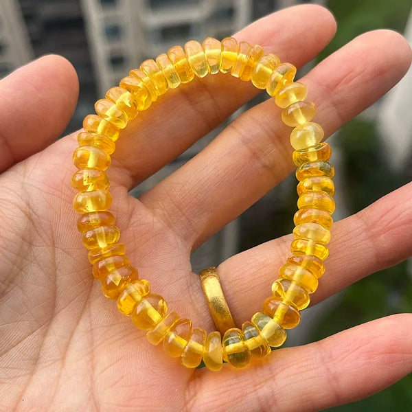 Yellow Amber Bracelet-ToShay.org