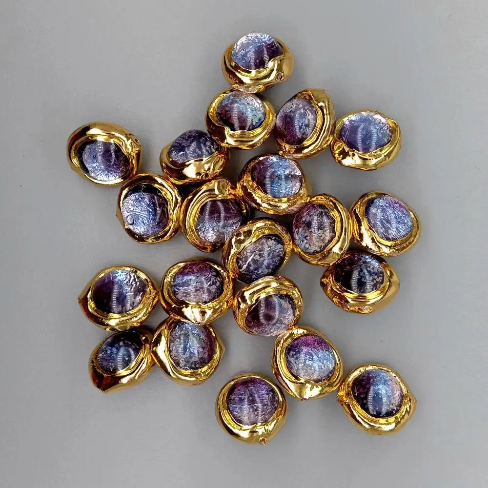 Purple Glass Beads-ToShay.org