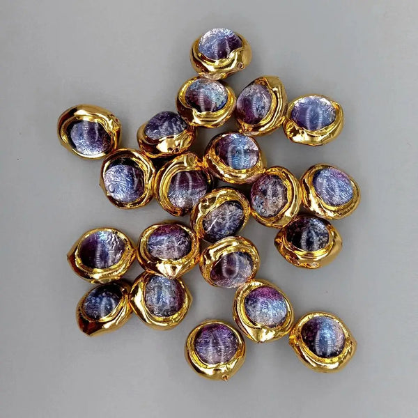 Purple Glass Beads-ToShay.org