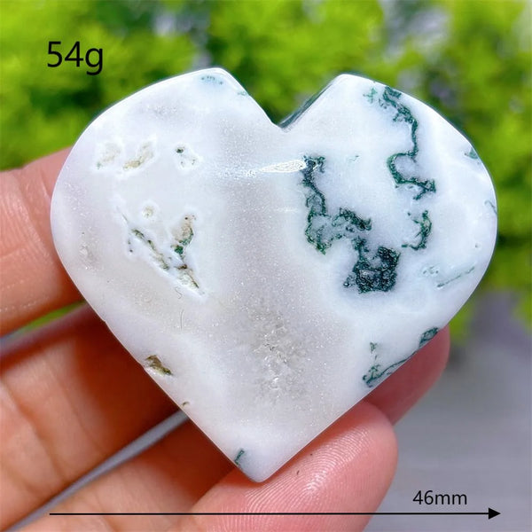 Green Moss Agate Heart-ToShay.org