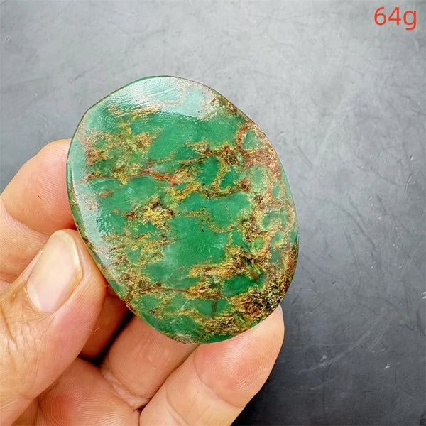 Green Verdite Palm Stone-ToShay.org