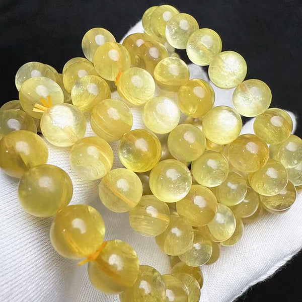 Gold Lepidolite Bracelet-ToShay.org