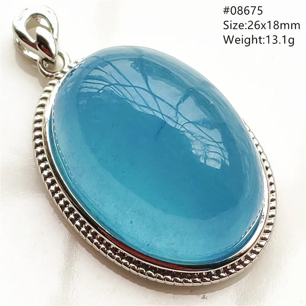 Blue Aquamarine Pendant-ToShay.org
