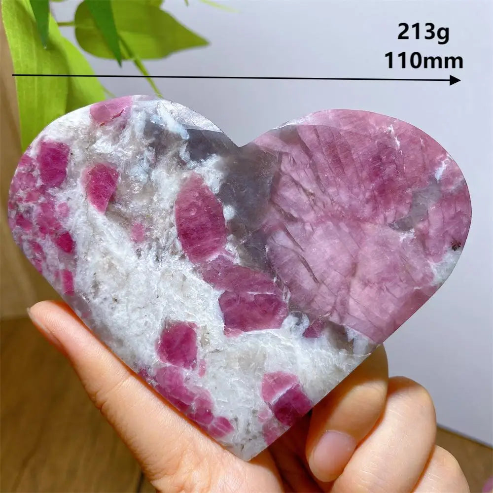 Pink Unicorn Tourmaline Heart-ToShay.org
