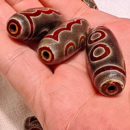 Tibetan Agate Eyes Dzi-ToShay.org