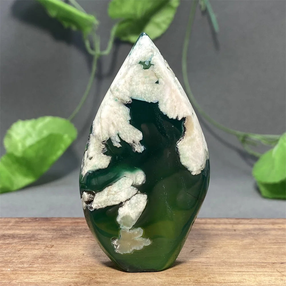 Green Cherry Blossom Agate-ToShay.org